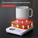 38W Electric Cup Heater 9 Gear Temperature Control Coffee Mug Warmer 220V Milk Tea Water Heating Pad Warmer Coaster