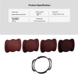 BAAY For DJI Avata Drone Accessories Magnetic ND 8/16/32/64 Adjustable Gimbal Filter Kit