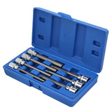 7pcs 3/8 Square Socket Bit with 1/8 3/16 7/32 1/4 9/32 5/16 3/8 Hex Extend Long Bit Socket Set