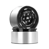 RC Crawler 1.9Inch Beadlock Wheels Aluminum Retro Wheel Hub For 1/10 TRX4 TRX6 Axial SCX10 II III Redcat Gen 8 7 D90