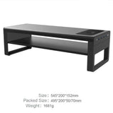 Office Home Aluminium laptop/tablet/Pc riser stand With Usb Hub And 15 Wireless Charge