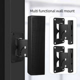 2Pcs Speaker Wall Mount Bracket Universal Audio Shelf Ceiling Speaker Mount Support Adjustment for Home Office KTV Concert Stage