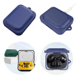 Silicone Soft Protective Cover Anti Drop Earbuds Charging Case Skin Cover with Carabiner for Nothing Ear (a) Wireless Headphones