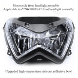 Suitable for Kawasaki Z250 Z800 13-17 Motorcycle Front Headlight Assembly Front Lighting Front Headlight motorcycle headlight