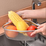 1 PC Kitchen Sink Drain Basket Stainless Steel Triangle Food Vegetables Peel Egg Filter Storage Organizer