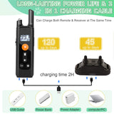 2600FT Remote Dog Shock Training Collar , Electric Dog Training Collar with 4 Training Modes, Vibrating D19T