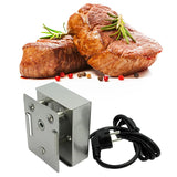 220V Electric Heavy-Duty Meat BBQ Rotisserie Rotating Motor Eletric Grill Barbecue Use Metal Rotisserie Motor USB Accessories