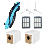 Robot Vacuum Replacement Parts Set With Main Brush, Side Brushes, Filters, And Dust Bags For CecotecConga 15090 16090
