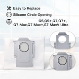 60Pcs Dust Bag Replacement Accessories For Roborock T8, G10S, Q7 MAX, Q7 Max+, S7 MAXV Ultra Robotic Vacuum Cleaner