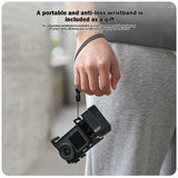 For Action 6 Hand Grip Mount Street Grip Kit Including Quick Release Cage Shutter Button& Protective Frame