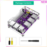 B27B Power Adapter Connector ATX 24Pin Power Module Adapter With 12 Port USB 2.0 And QC 2.0/ 3.0 And 12V Output