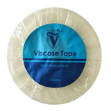1 Roll 36 Yards x 1cm Transparent Double-Sided Adhesive Hair Extensions Tape - Viscose Tape for Tape-In Hair Extensions