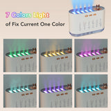 700ml Air Humidifier USB Essential Oil Diffuser 7 LED Lights Aromatherapy Mist Maker Humidifier for Car Home Bedroom with Timer