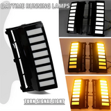 Front Bumper Fog Light Daytime Running Light DRL For Hyundai Santa Fe IX45 2024 2025 Sequential Turn Signal Lamp