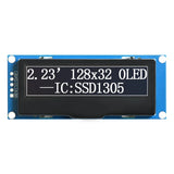 2.23 inch OLED Display Module 128*32 Resolution SSD1305 Driver IIC Interface 5Pin