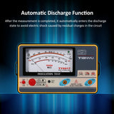 Insulation Resistance Meter Digital Ohmmeter Megger Handheld Insulation Tester Megameter 0-1000MΩ 500V High Accuracy Megohmmeter