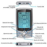 EMS Muscle Stimulator Digital Therapy Machine Acupuncture Body Massager Tens Low Pulse Body Massage Physiotherapy Device Set