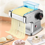 Electric Noodle Dumpling Wrapper Machine Pasta Noodle Maker Wonder Tool Commercial Household Stainless Steel Noodle Press Device