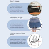 Rechargeable Kegel Exerciser for Men Pelvic Floor Stimulator PC Muscle Trainer Prostate Health and Bladder Control Strengthener