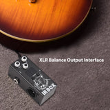XLR Output Port DC 9V 6.35mm for Bass M-VAVE Guitar IR Box Effects Pedal with IR Cab Impulse Response Cabinets Speaker Simulator