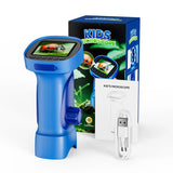 1000X Handheld HD Microscope for Kids 2.4" LCD Rechargeable Mini Pocket Digital Microscopes Portable Edu Gift Children Students