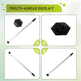 Golf Club Stiff Arm, Golf Travel Bag Support Rod Stick With Anti-Impact Support Cover,Foldable Golf Bag Support Stick