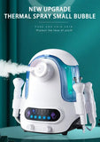 6 in 1 Home Skin Peel Dermabrasion Face Steamer Ultrasound Hot Cold Oxygen Spray Facial Spa Microdermabrasion Hydra D