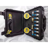 Useful hydraulic pressure test kit for excavator of most brands, hydraulic test point clutch, digital pressure display