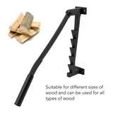 Firewood Kindling Splitter Wall Mounted Firewood Splitter High Carbon Steel Kindling Wood Log Cutter Wall Mounted Log Splitter