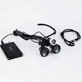 E Medicals Binoculars Eye loupe Glasses lab Loupe Led Head Light Lamp