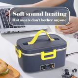 Portable Home Heating And Insulated Lunch Box EU Plug Stainless Steel Liner With Insulation Bag Portable Electric Lunch Box