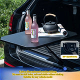 Car Portable Trunk Quick Loading Small Table Board Trunk Dining Table Foldable Dining Table Car Supplies