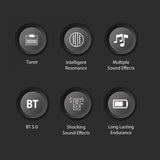 Guitar Pickup Classical Guitar Pickup Vibration Pickup BT Accompaniment Resonance Pickup 3Band EQ Equalizer Acoustic