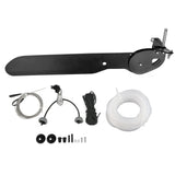 Plastic Canoeing Accessory Tail Vane Rudder Set for Sea Kayaks Fishing Boat Ship Sea Kayaks Rudder Kayaks Rudder Canoeing Rudder