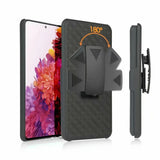 2in1 Armor Shockproof Case for Samsung Galaxy S25 S23 S22 S26 Plus S24 Ultra S21 S25 Ultra Sport Waist Belt Clip Phone Cover