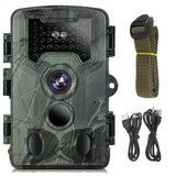 32MP Wild Game Trail Camera Photo Traps With 940nm No Glow LEDs for Outdoor Wildlife Animal Monitoring