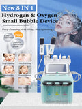 Portable 8 in 1 Oxygen Facial Machine Hydro Dermabrasion Machine Aqua Peeling Facial Machine Home Use