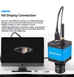 ANGELEYES Wireless WIFI Telescope Eyepiece Camera 4K UHD 16MP Color 1.25 Inch Astronomical Telescope Accessories with Antenna