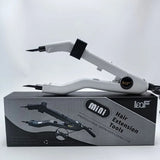 24mm Mini Hair Extension Iron – Adjustable Temp. Black Keratin Bonding Tool with Sharp Heating Tip for Fusion Use Best Tool