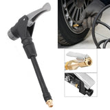 Car 2‑In‑1 Tire Inflator Hose Adapter Air Chuck Rubber Extension Tube Auto Accessories for American French Tire Valve