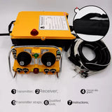 Dual Rocker F24-60 Tower Crane Wireless Remote Control 6 Buttons Waterproof Dustproof Industrial Strength New Model