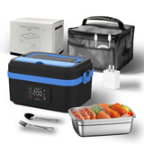 A98I-Cordless Electric Lunch Box,Rechargeable Self-Heating Food Warmer With 8000Mah Battery,For Work/Travel/Car/Office