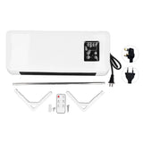 Wall Mounted Conditioner Heater Adjustable Two Modes Portable Touch Screen Wall Mounted Conditioner Heater for Office Bedroom