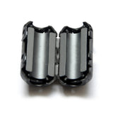 5PCS 3.5MM High Frequency Black Plastic Clip Soft Ferrite Core  Nickel Zinc Anti-interference