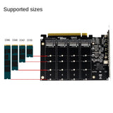 GW-PH44 Nvme 4-Disk Array Card PCI-E Raid Card Signal Splitting Expansion Card Nvme Raid Pcie 4.0 3.0 X16 Split Cards