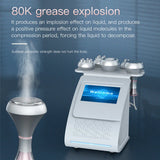 Multifunction 80K Cavitation Machine Vacuum Lipolysis Equipment Professional Non-Surgical Body Contouring Instrument