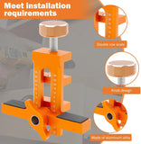 Cabinet Door Positioning Tool Adjustable Height Cabinet Door Installation Positioner Aluminum Alloy Mounting Jigs for Home