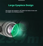 BRESSER ZT10x42 Professional Waterproof Binocular Telescope FMC Coating Low Light Night Vision HD Binoculars for Hunting Camping