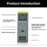 AZ9881 Digital Dual Input Thermocouple Datalogger With Printer Function Temperature Range -200~1370C/-328~2498F K Type