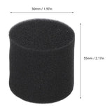 8pcs Sponge Foam Speaker Port Tube Noise Reduction 55mmx50mm Speaker Port Sponge Cylindrical for Sound Box Speaker Cabinet